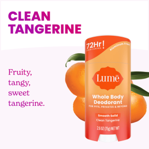 Clean Tangerine | Solid Deodorant Stick